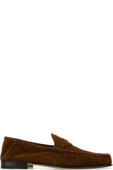 Tom Ford Brown Suede Loafers