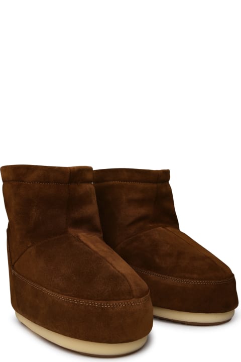 Moon Boot Boots for Women Moon Boot 'low-top Icon' Hazelnut Suede Boots
