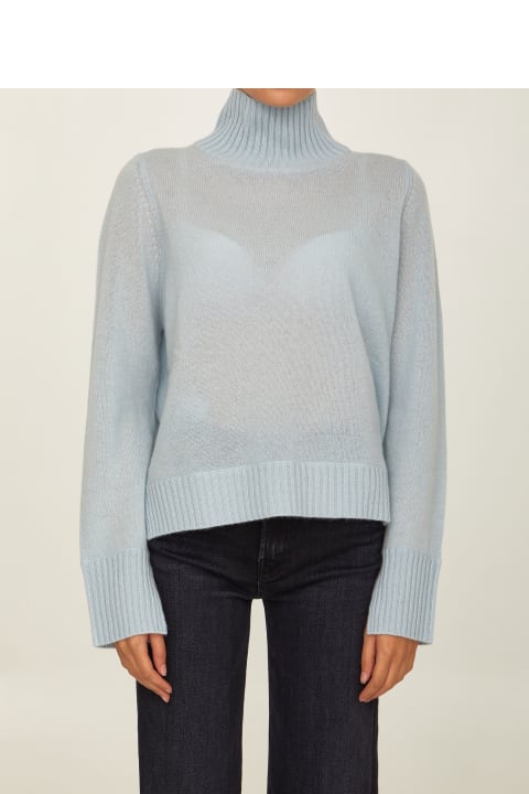Light-blue Wool Cashmere Sweater