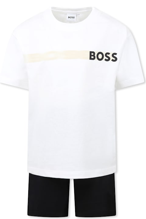 Homeware Hugo Boss Multicolor Pyjamas For Boy With Logo