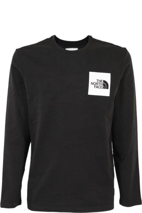 The North Face for Men The North Face Logo Printed Long-sleeved T-shirt