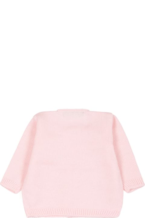 Topwear for Baby Girls Little Bear Pink Cardigan For Baby Girl