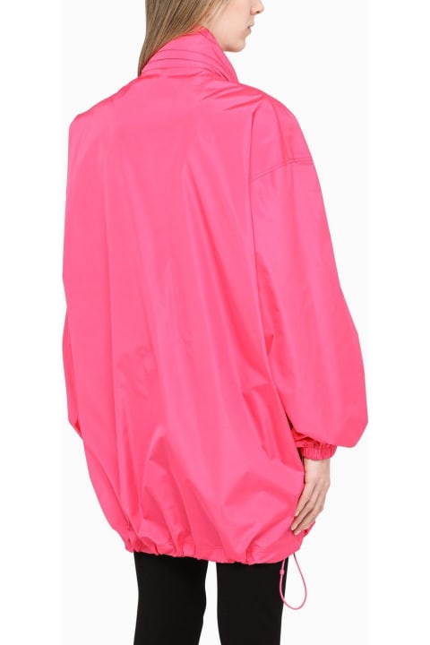 Balenciaga Clothing for Women Balenciaga Fuchsia Oversized Field Jacket