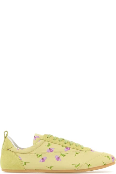 Jil Sander Printed Canvas Etage Sneakers