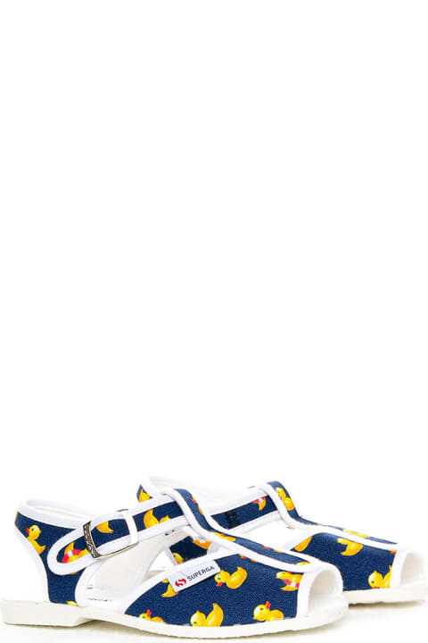 MC2 Saint Barth Shoes for Girls MC2 Saint Barth Kid Sandal With Duck Print | Superga® Special Edition