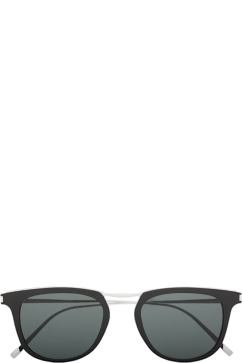 Saint Laurent Eyewear Eyewear for Men Saint Laurent Eyewear Sl 753 - Silver 6 Black Sunglasses