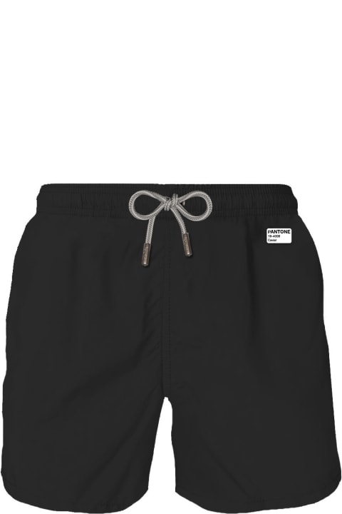 Homeware MC2 Saint Barth Man Black Swim Shorts | Pantone Special Edition