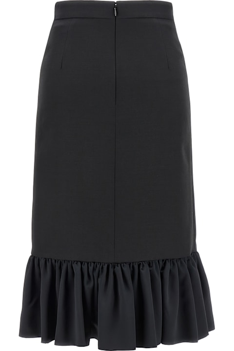 ウィメンズ Valentino Garavaniのスカート Valentino Garavani Valentino Garavani Crepe Couture Skirt