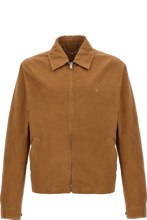 Coats & Jackets for Men Alexander McQueen Skull Embroidery Jacket