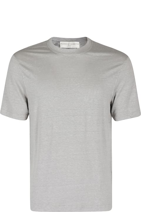 Filippo De Laurentiis Clothing for Men Filippo De Laurentiis Tshirt Mm Lino Stretch