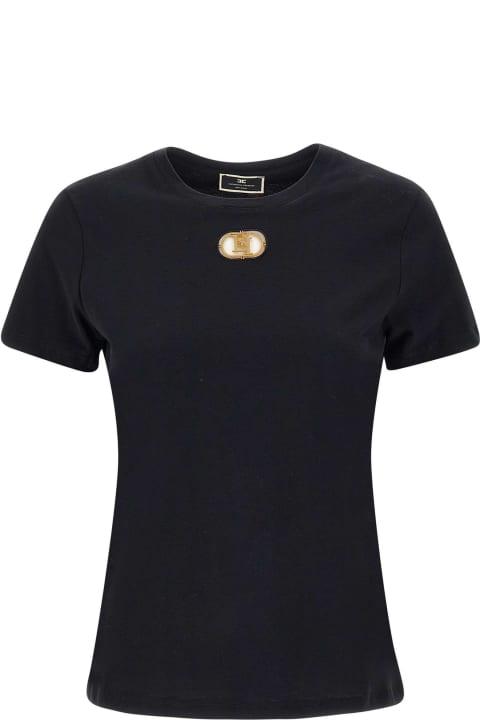 Elisabetta Franchi for Women Elisabetta Franchi 'urban' Cotton T-shirt