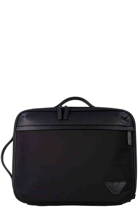 Emporio Armani Luggage for Men Emporio Armani Emporio Armani Bags.. Black