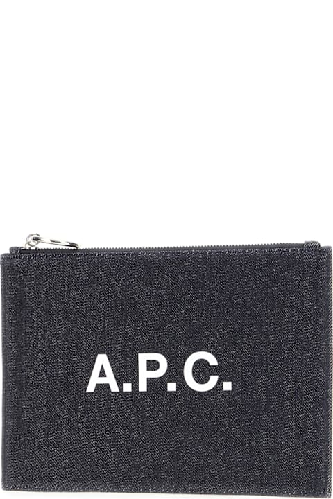 A.P.C. for Men A.P.C. Denim Clutch