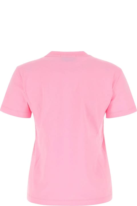 MSGM الملابس لـ السيدات MSGM Pink Cotton T-shirt