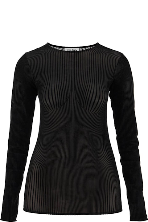 Jean Paul Gaultier Topwear for Women Jean Paul Gaultier Mesh 'morphing Pinst