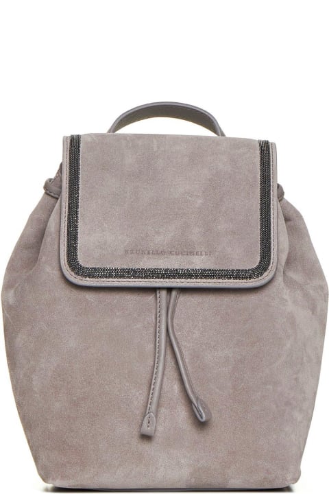 Fashion for Women Brunello Cucinelli Drawstring Backpack