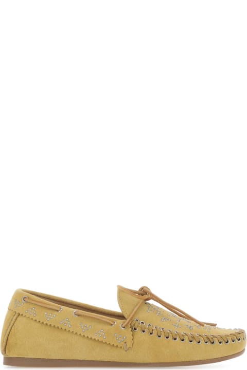 Shoes Sale for Women Isabel Marant Mustard Suede Freen Loafers