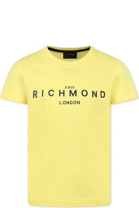 Homeware Richmond Yellow T-shirt For Boy With Logo
