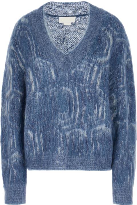 Genny Clothing for Women Genny Multicolor Mohair Blend Oversize Sweater