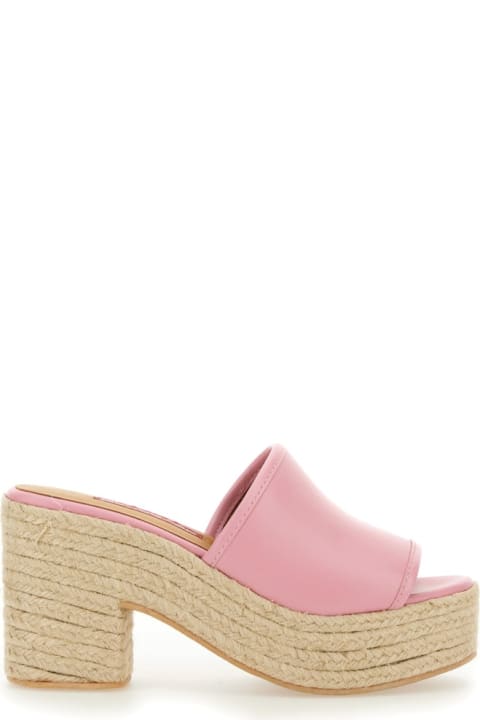 M05CH1N0 Jeans Shoes for Women M05CH1N0 Jeans Leather Sandal