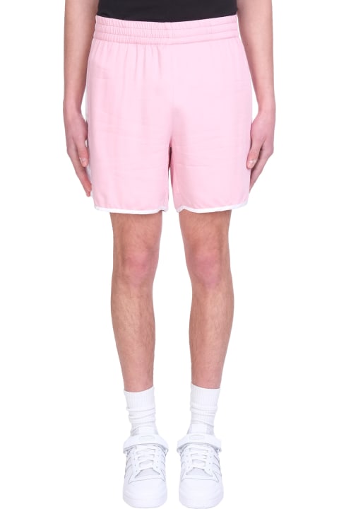 Shorts In Rose-pink Viscose
