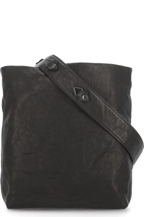 Shoulder Bags for Men Yohji Yamamoto Leather Shoulder Bag