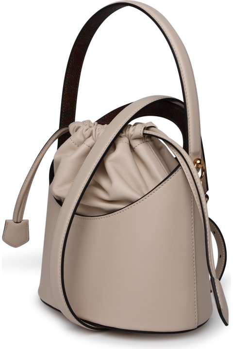Fashion for Women Etro Large 'saturno' Ivory Leather Bag
