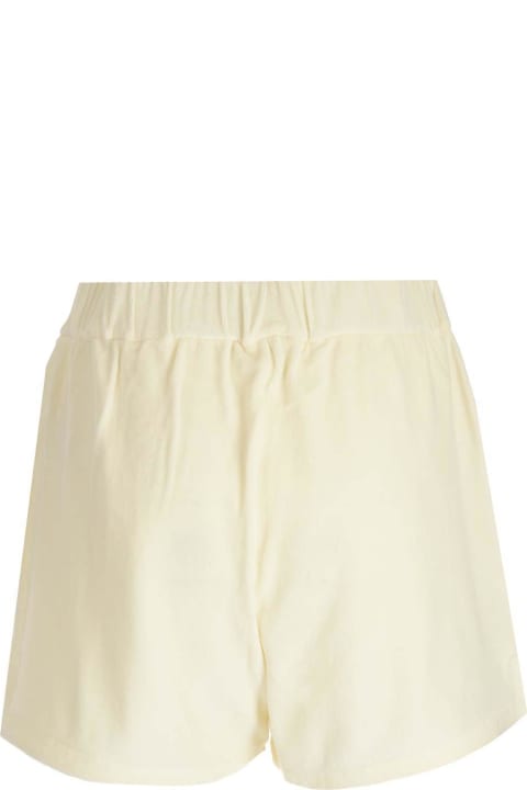 Moncler Pants & Shorts for Women Moncler Logo Patch High Waist Shorts