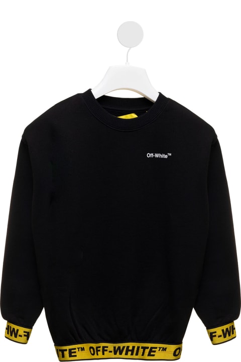 Industrial Black Jersey Sweatshirt Boy Off White