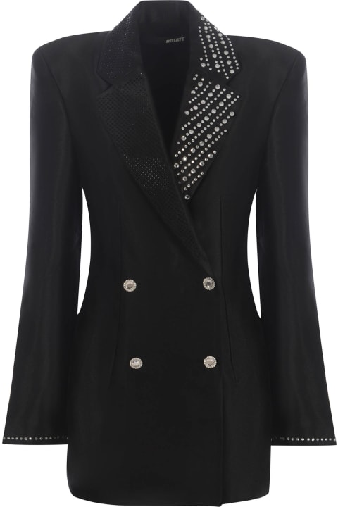 Rotate by Birger Christensen Coats & Jackets for Women Rotate by Birger Christensen Jacket Dress Rotate "strass" Made Of Viscose