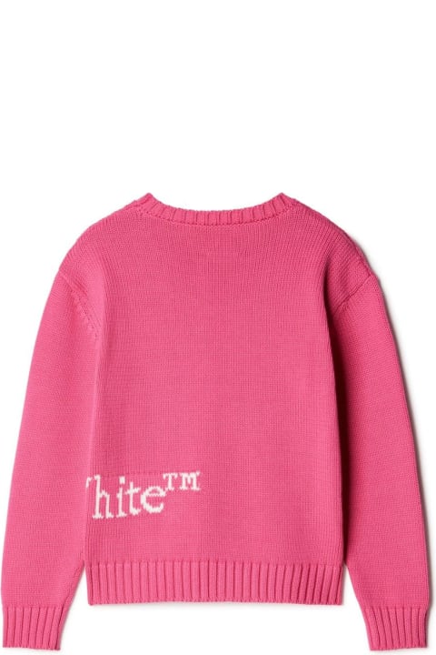 Off-White Topwear for Girls Off-White Off White Sweaters Pink