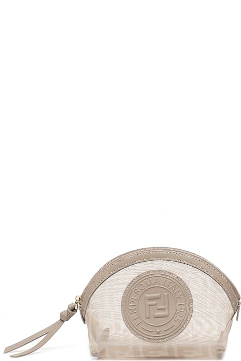 Bags for Women Fendi Pouch Beauty Medium Ff Jacquard