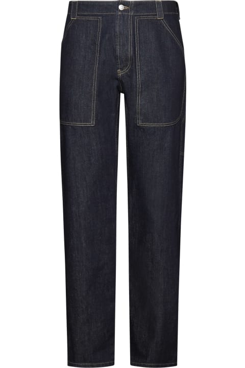 Jeans for Men Alexander McQueen Straight Buttoned Jeans