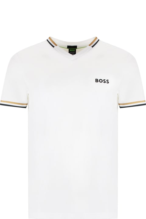 Hugo Boss for Men Hugo Boss Boss X Matteo Berrettini - Techno Fabric T-shirt