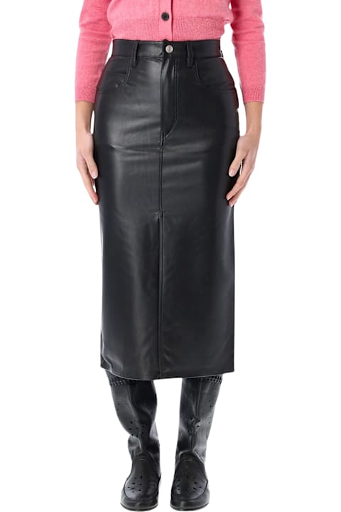 أدوات منزلية Marant Étoile Marant étoile Nilauria Faux Leather Skirt