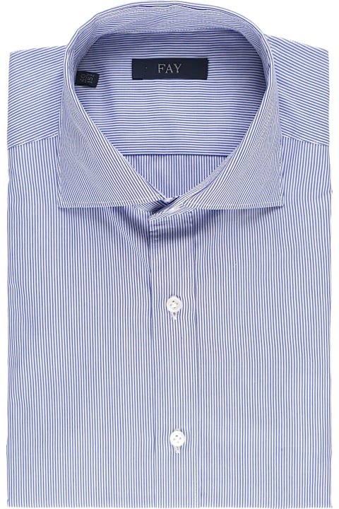 Fay for Men Fay Cotton Striped Shirt