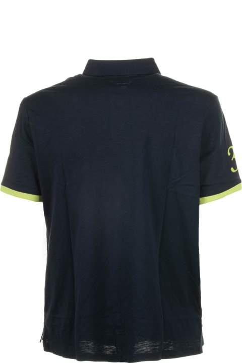 Blauer Topwear for Men Blauer Polo 36 With Short Sleeves In Navy Blue