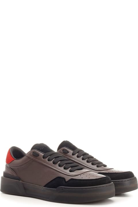 Dolce & Gabbana Loafers & Boat Shoes for Men Dolce & Gabbana Palermo Grey/black Sneakers