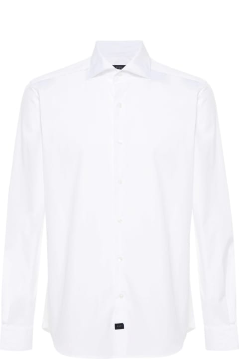 Fashion for Men Fay White Cotton Blend Shirt