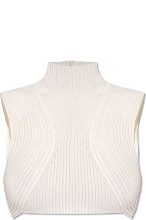 Chloé Coats & Jackets for Women Chloé High-neck Ribbed Cropped Top