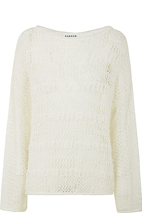 Sweaters for Women Parosh Net Pullover