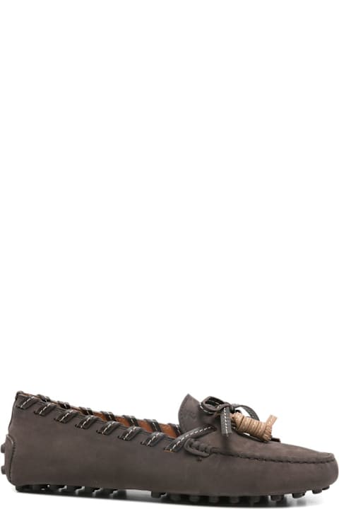 Tod's Gommino Suede Leather Loafers