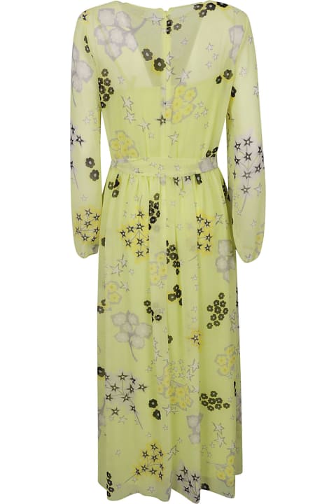 RED Valentino Dresses for Women RED Valentino Star & Floral Print Tie-waist Dress