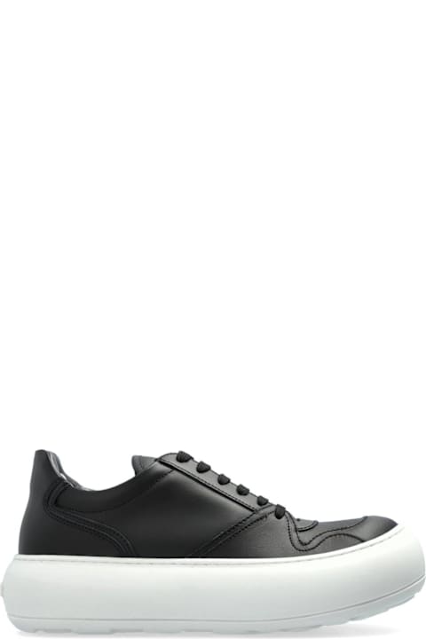 Moschino for Kids Moschino Round Toe Lace-up Sneakers