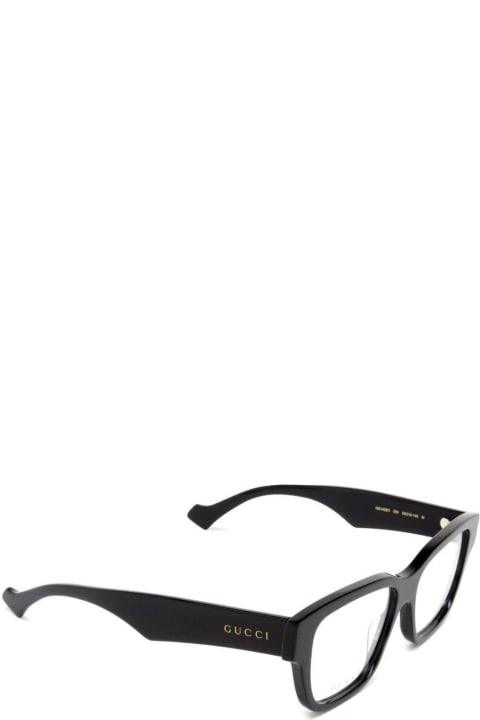 Gucci Eyewear نظارات لـ القسم الرجالي Gucci Eyewear Rectangle Frame Glasses