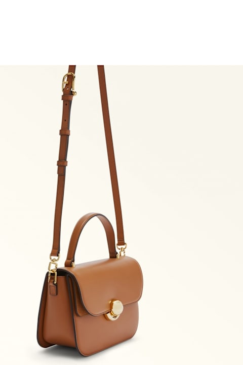 Furla Sfera S Handbag In Leather Color Leather