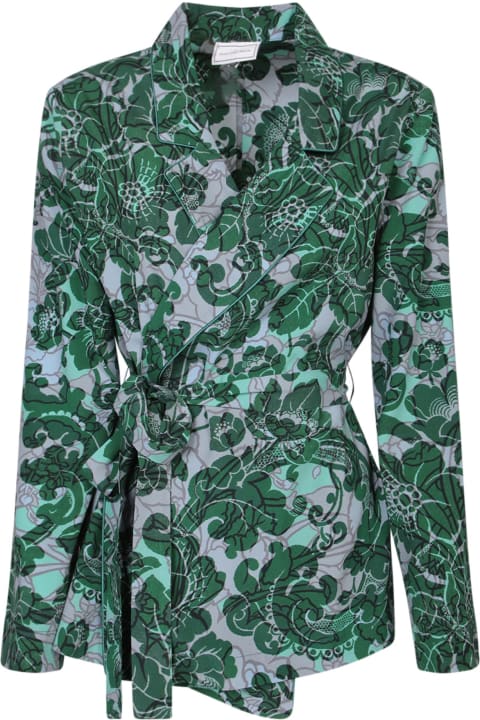 Pierre-Louis Mascia Coats & Jackets for Women Pierre-Louis Mascia Adanastr Green Jacket
