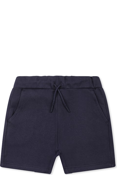 Kenzo Kids for Baby Girls Kenzo Kids Blue Shorts For Baby Boy With Logo