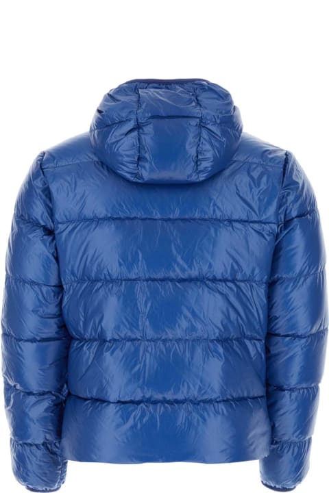 Aspesi Coats & Jackets for Men Aspesi Electric Blue Nylon Down Jacket