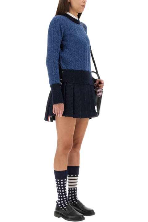 Thom Browne Sweaters for Women Thom Browne 4bar Stripe Jersey